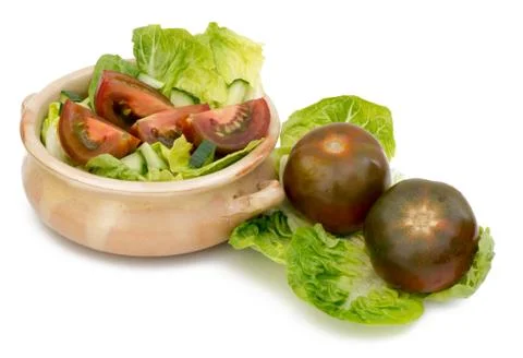 Black tomatoes Stock Photos