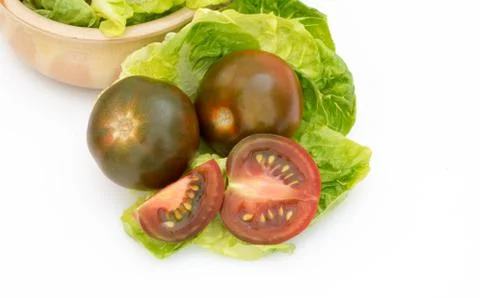 Black tomatoes Stock Photos