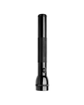 Black torch on a white background Stock Photos