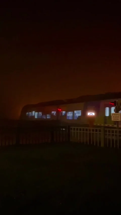 Black Train Stock Footage 276546466
