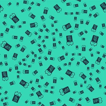 Black Train ticket icon isolated seamless pattern on green background. Travel Illustration