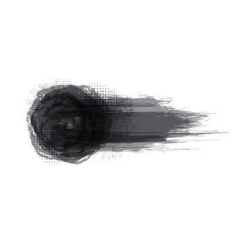 Black transparent splash grunge frame Stock Illustration