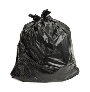 Black Trash Bag Stock Photos