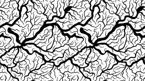 Black tree branches pattern for abstract background design. Stock-Illustration