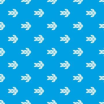 Black triangle arrow pattern vector seamless blue 스톡 일러스트
