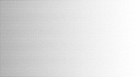 Black Triangle Halftone Pattern Wide Banner Background, Geometric Gradient .. Stock Illustration