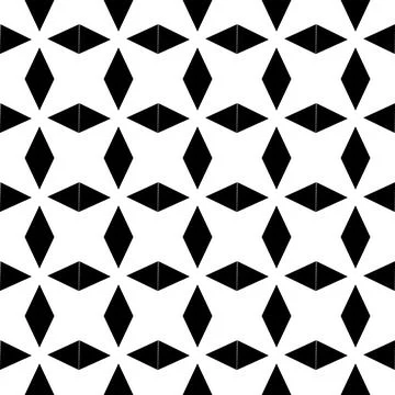 Black triangle seamless pattern Stock Illustration