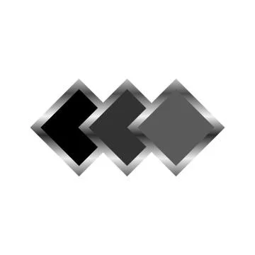 Black triangles icon Stock Illustration