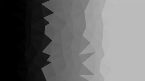 Black, Triangular  low poly, mosaic pattern background, Vector polygonal illu Stock Illustration