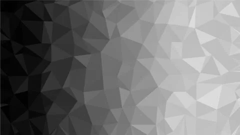 Black, Triangular  low poly, mosaic pattern background, Vector polygonal illu Stockillustratie