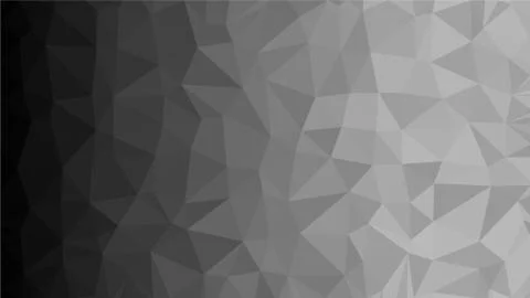 Black, Triangular  low poly, mosaic pattern background, Vector polygonal illu Stockillustratie