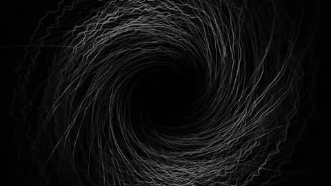Black tunnel. Hi-tech Forward movement into darkness. Looped. Wormhole. Fli.. Video stock 297713548