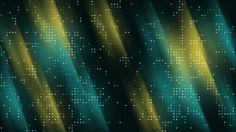 Black turquoise background with yellow  flickering dots abstract gradient, Video stock 297868692