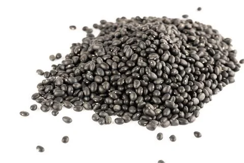 Black turtle beans Stock Photos