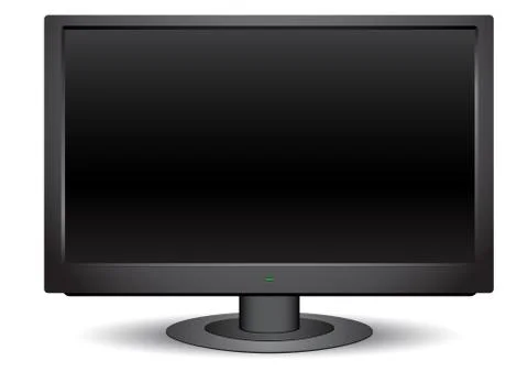 Black tv Stock Illustration