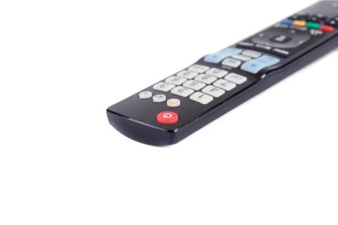 Black tv remote Stock Photos