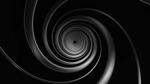 Black twirl luma Stock Footage 54718321