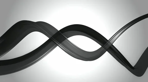 Black twisted band Stock Footage 53203195