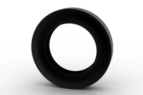 Black tyre Free Stock Illustration