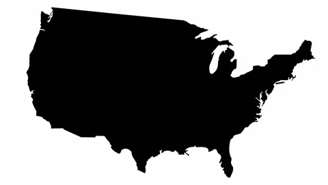 Black USA white Stock Footage 232987453