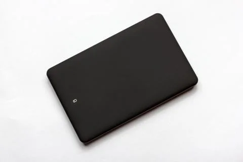 Black USB 3.0 External Hard Drive case 2.5 inch isolated on a white Fotos de archivo