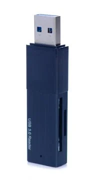 Black USB reader Stock Photos