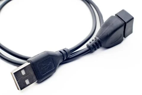 Black usb tipe-A Stock Photos