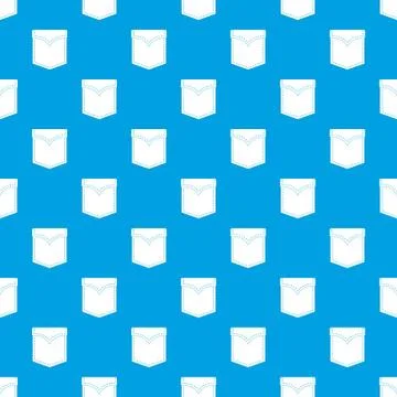 Black valve pocket pattern seamless blue Illustrazione stock