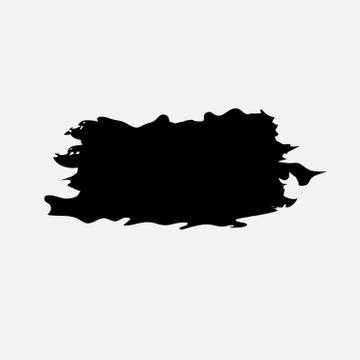 Black vector grunge brush stroke Stock Illustration