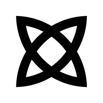 Black Vector logo illustration of a element made is on a white background Ilustración de archivo