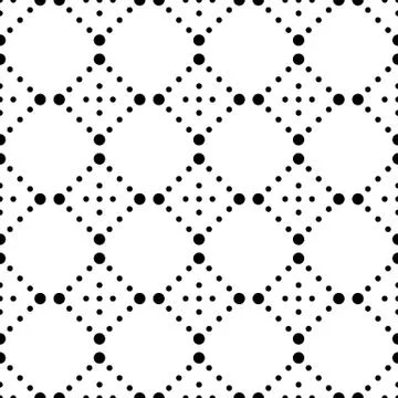 Black vector modern seamless pattern Illustrazione stock