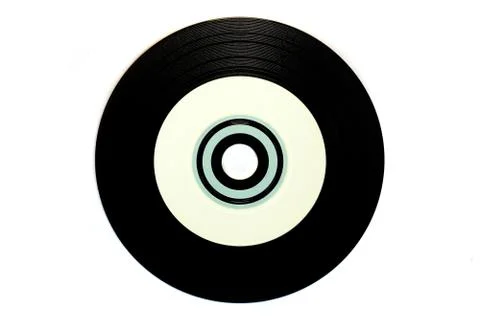 Black Vinyl Cd Stock Photos