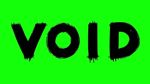Black void text line boil effect animation Vídeos de archivo 345917906
