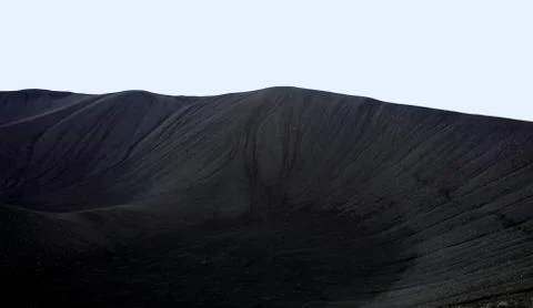 Black volcano Stock Photos
