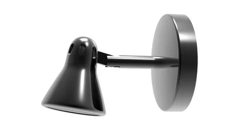 Black Wall Spotlight Illustrazione stock