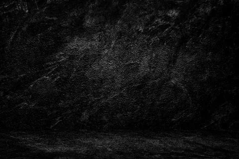 Black wall texture background dark gradient studio for backdrop composition for Stock Photos