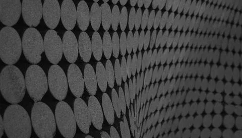 Black wall texture HD wallpaper, abstract circle background Stock Photos