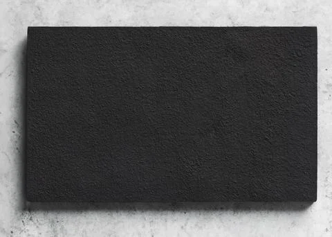 Black wall texture pattern rough background. Grunge cement surface Foto stock