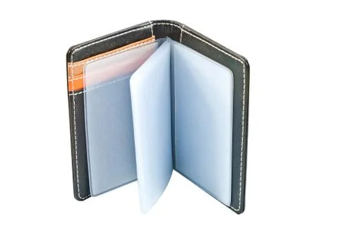 Black wallet Stock Photos