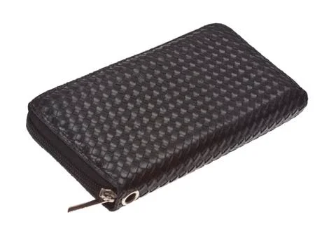 Black wallet Stock Photos