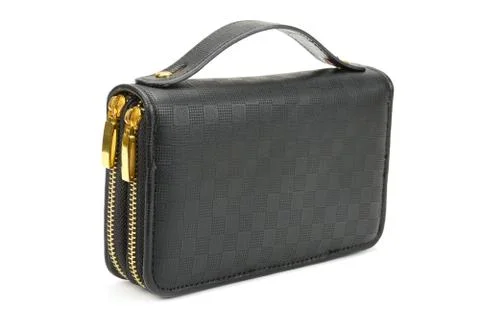 Black wallet Stock Photos