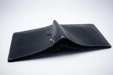 Black wallet Stock Photos