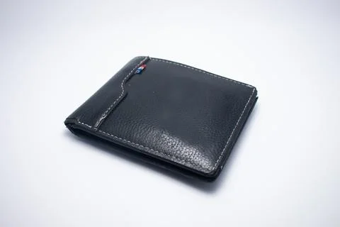 Black wallet Stock Photos