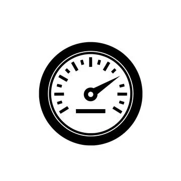 Black watch icon white background Stock Illustration