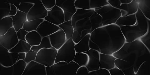 Black water caustic light pattern Stock Illustration