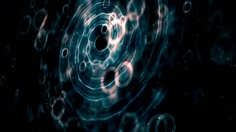 Black Water Shape Motion Loop  Video stock 221950787