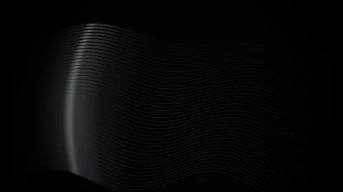 Black Waves Motion Background  Stock Footage 345589907