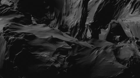 Black wavy background. Animation. Slow Stock Footage 211672882