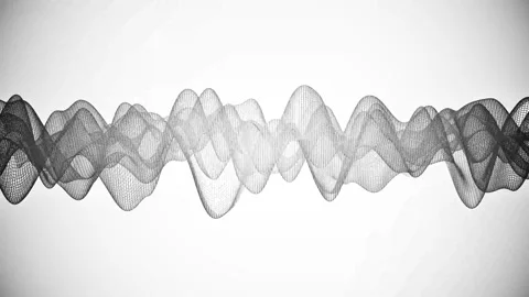 Black wavy dotted grunge backdrop Stock Footage 195741353