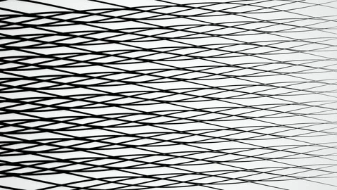 Black wavy lines overlapping mesh seamless loop motion background Stock Footage 347972860